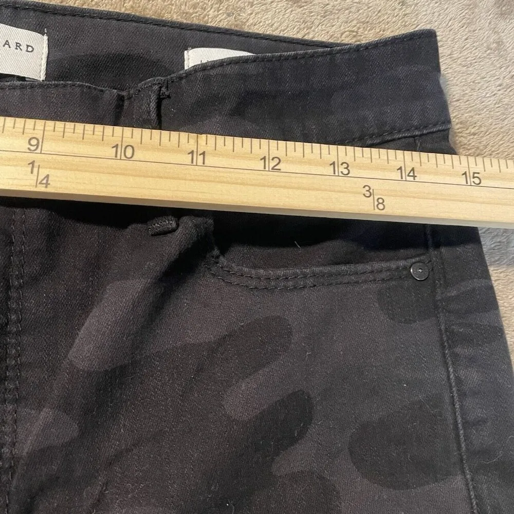 Social Standard by Sanctuary Jeans Sz 4 Women's Skinny Camo Black Gray Stretch - Image 12