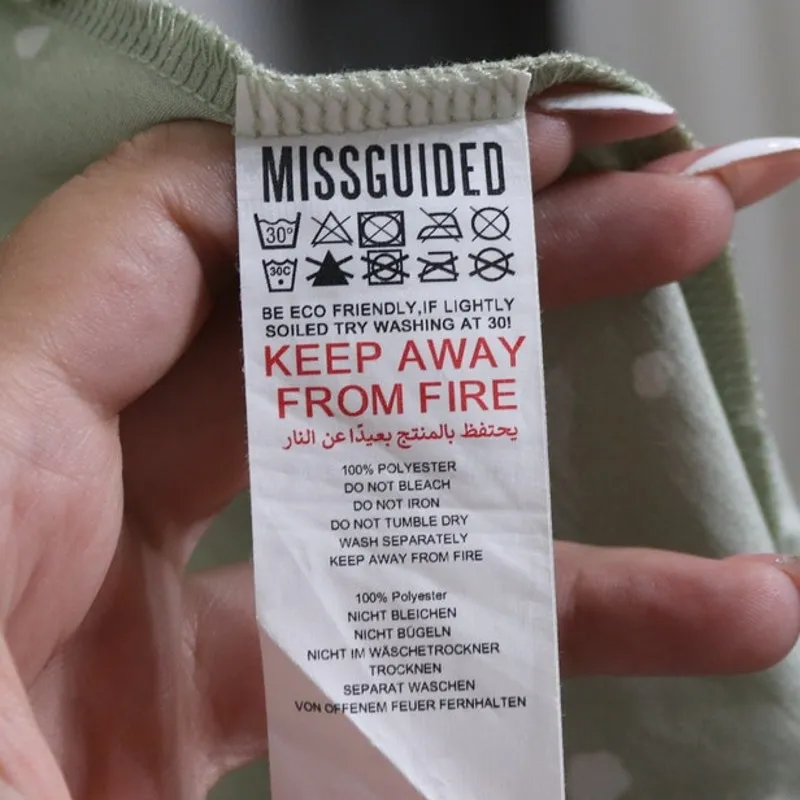 Misguided Petite Sage Spot Wrap Midi Dress Sz 8 NWOT - Image 6