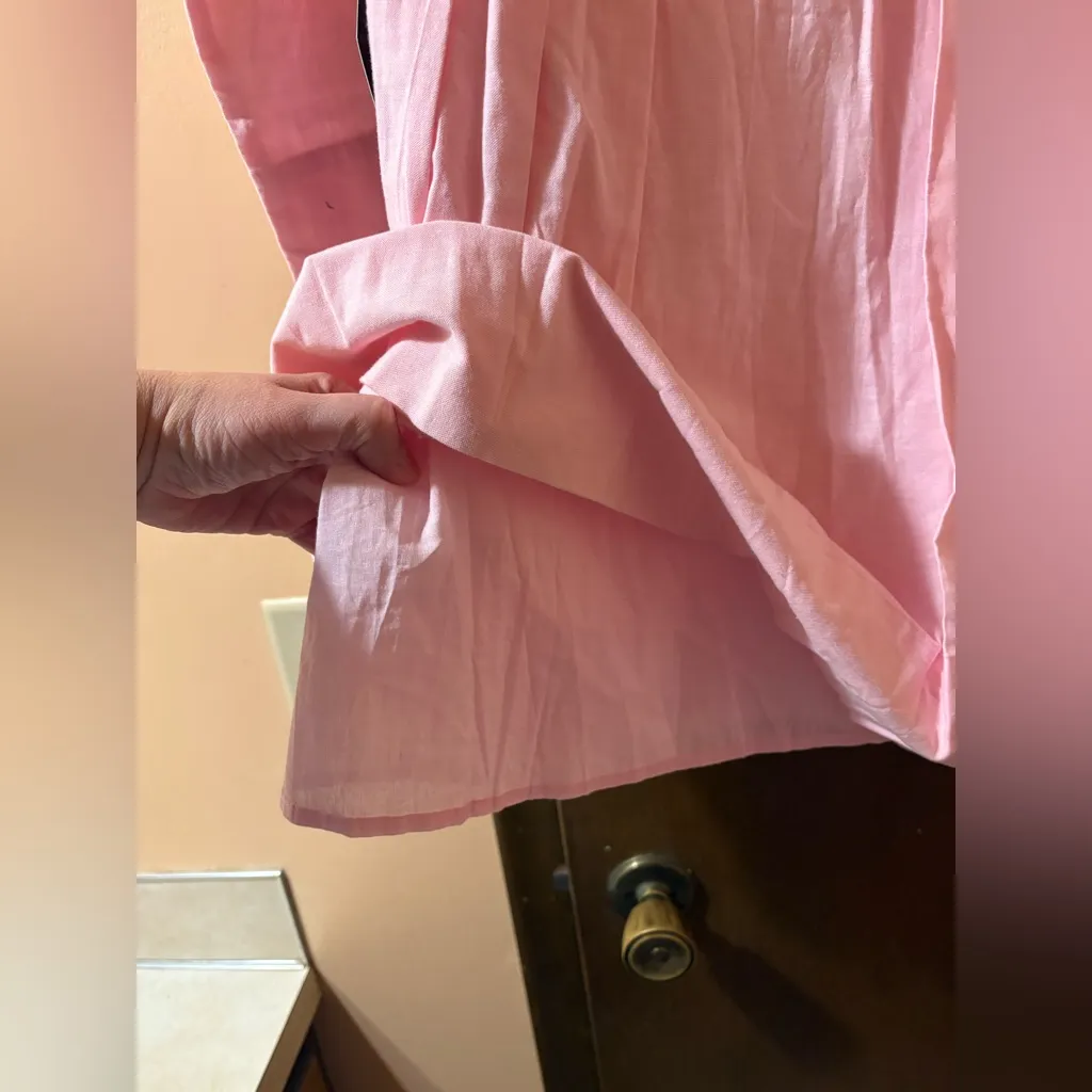 NWT Tuckernuck Luella Lightweight Oxford Dress in Pink - Image 9