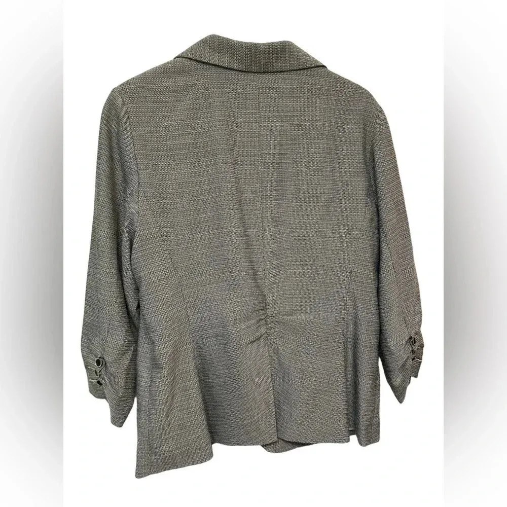 Cabi Suit Jacket and pants Light Brown Plaid Button Blazer Stretch - Image 10