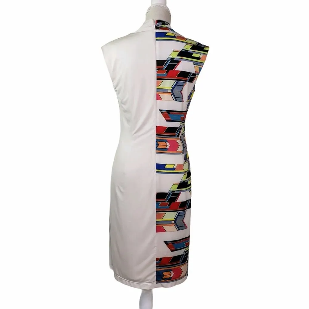 Phoebe Couture Sleeveless Cowl Neck Sheath Dress  Size 8 - Image 3