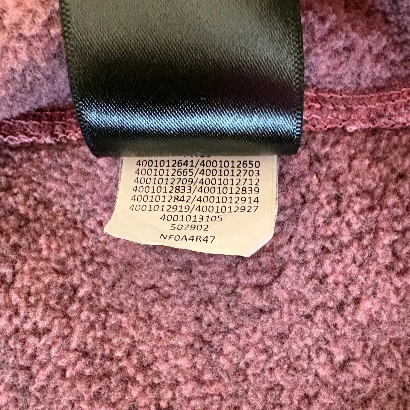 The North Face Womens Crescent Fleece Full‎ Zip Jacket Sweater Pink Size Small - Image 8