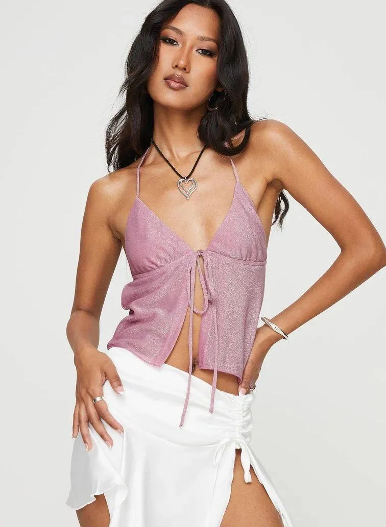 Pink Glitter Top - Image 3