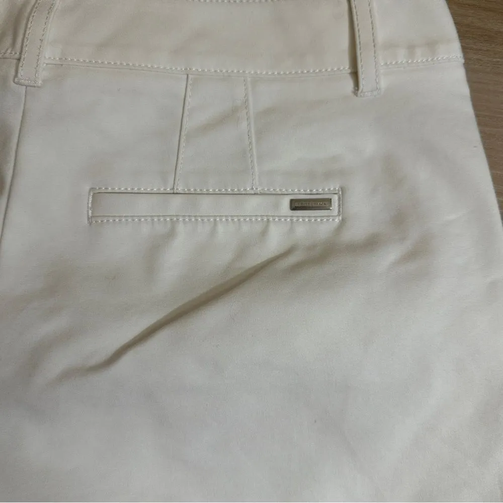 White House Black Market White Dressy Shorts Size 4 - Image 8