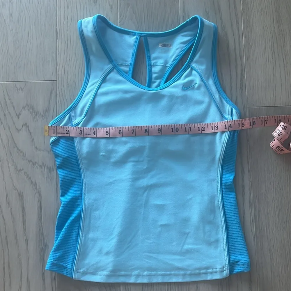 Racerback Tank Top with Built in Shelf Bra Size Medium - Image 2