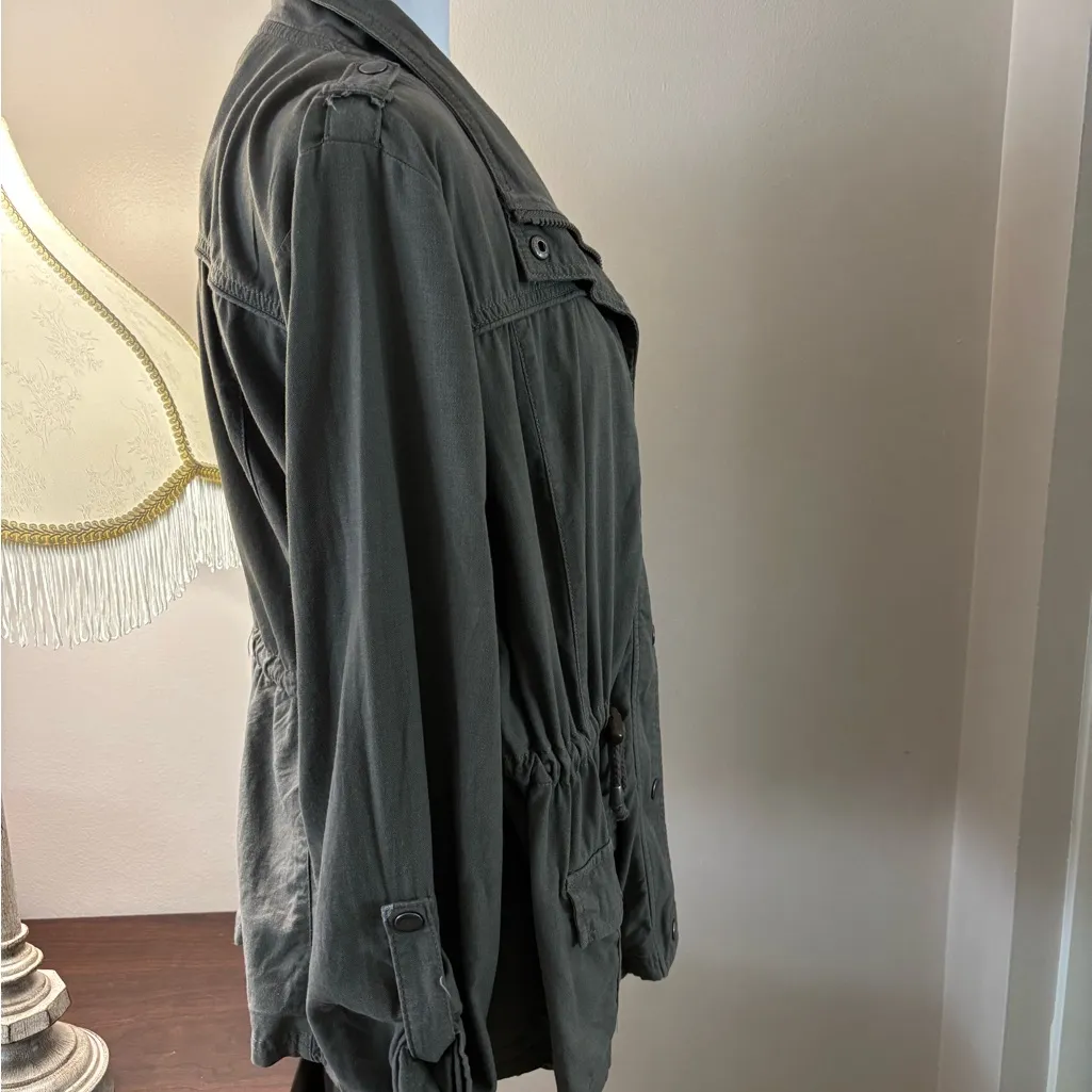Ashley by 26 International  Khaki Utility Jacket Size L - Image 5