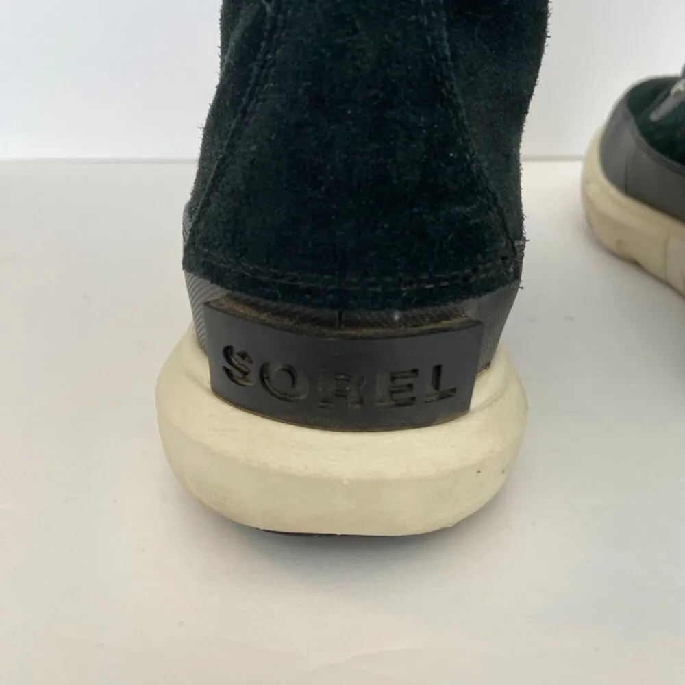 Sorel Black Fawn Explorer II Joan Faux Fur Waterproof Lace-Up Shoes - Image 11