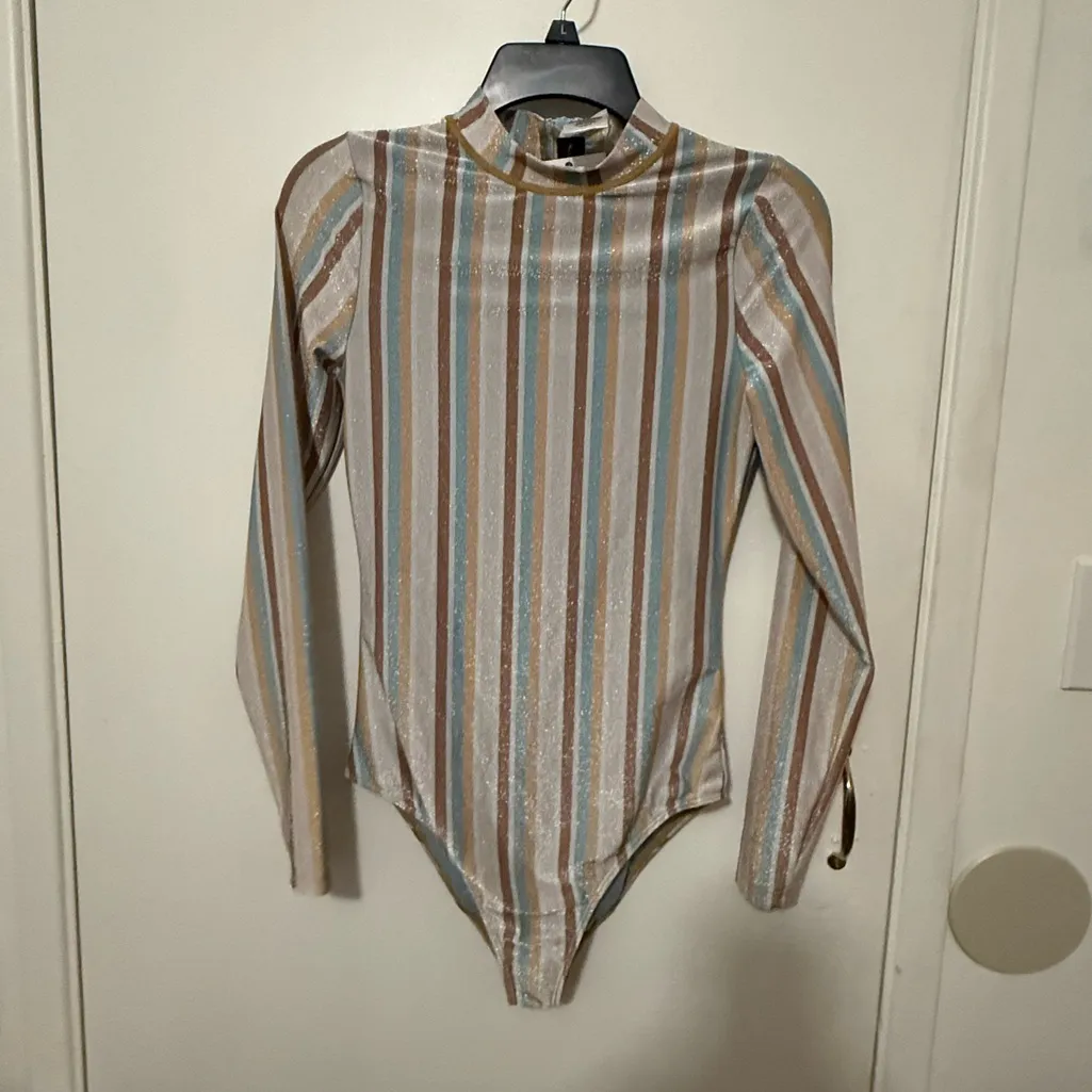O'Neill Shimmering Striped Bodysuit - Image 8