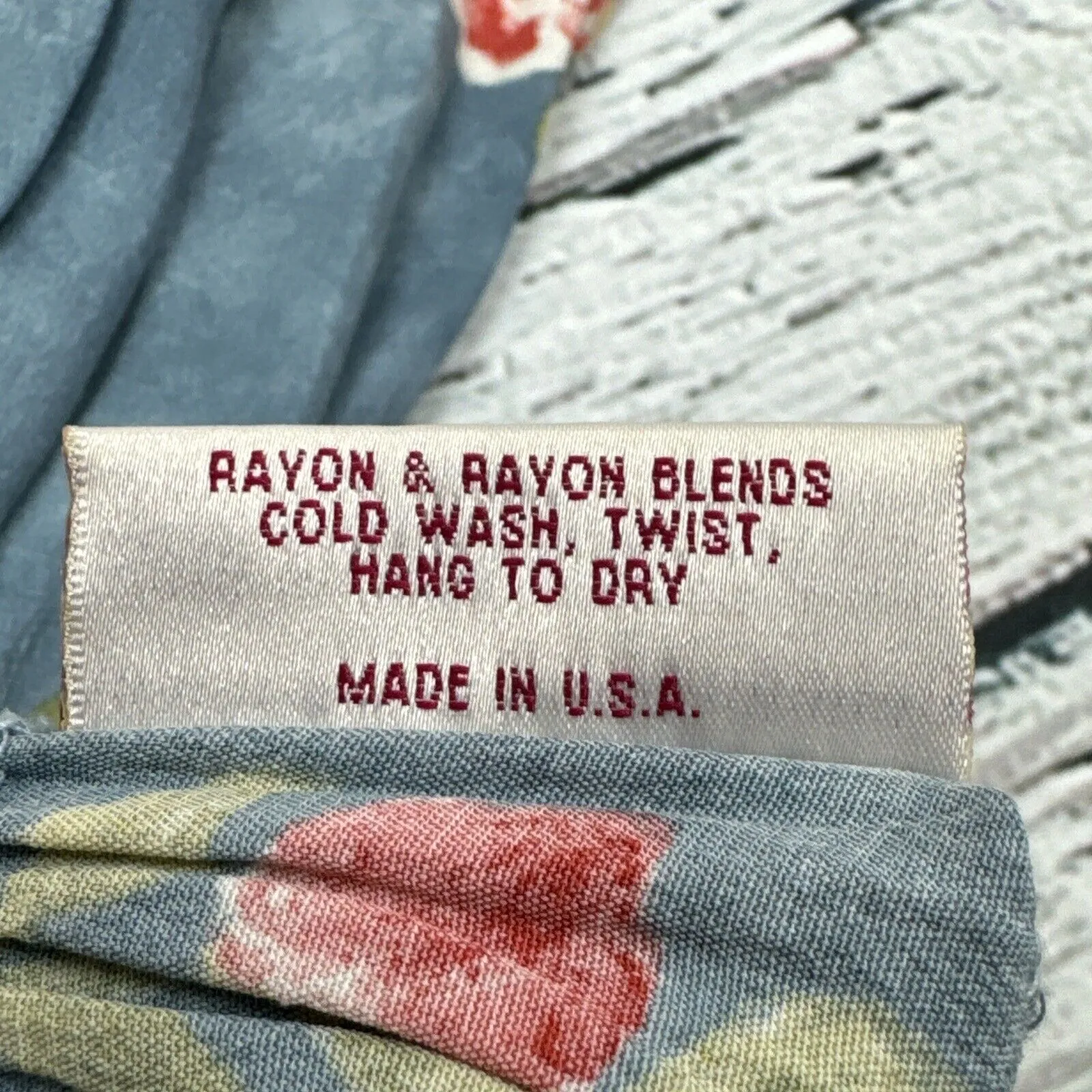 Anna Bella‎ Designs Y2K Skirt Semi Sheer Floral Burnout [One Size] Made in USA Blue Size undefined - Image 4