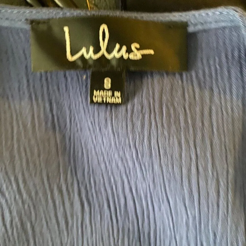 Lulus sz S Cap‎ sleeve wrap maxi summer dress - Image 12