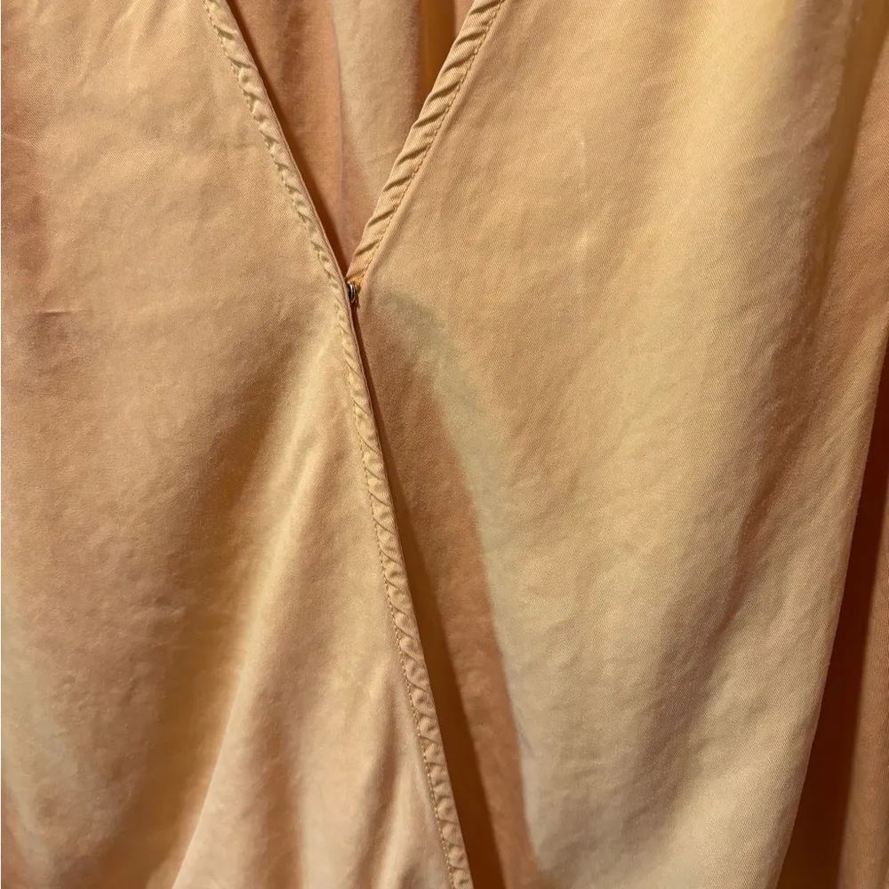 Velvet Heart wrap top women’s L golden yellow - Image 2