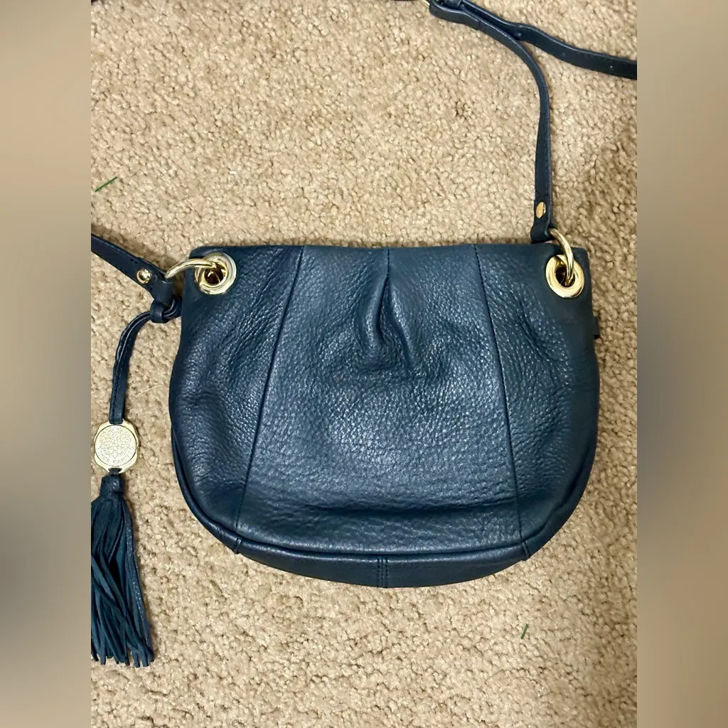 Vince Camuto Black Shoulder 100% Genuine Leather Purse with Cover Bag - Image 13