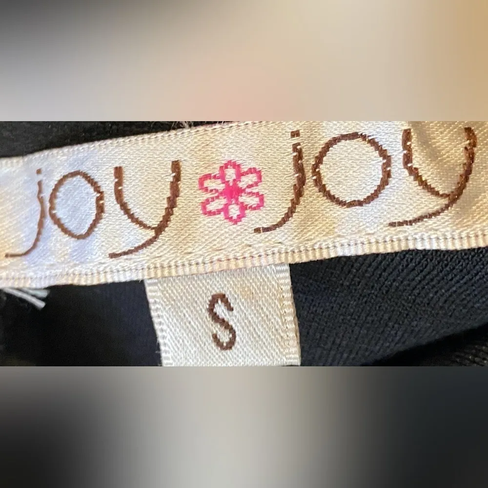 joy joy Black Long Sleeve Keyhole Open Back Turtleneck Dress Women's Sz Small​ - Image 13