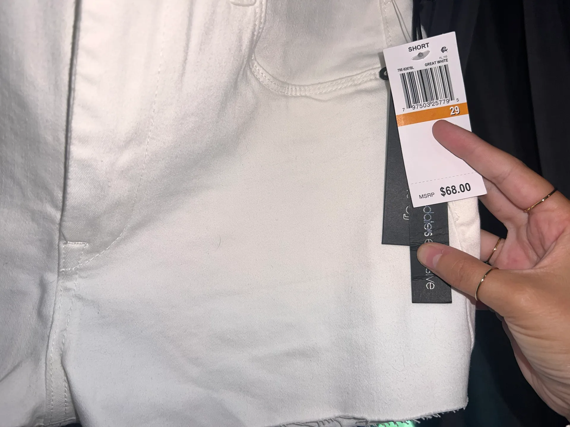 NWT BLANKNYC DENIM WHITE SHORTS  - Image 2