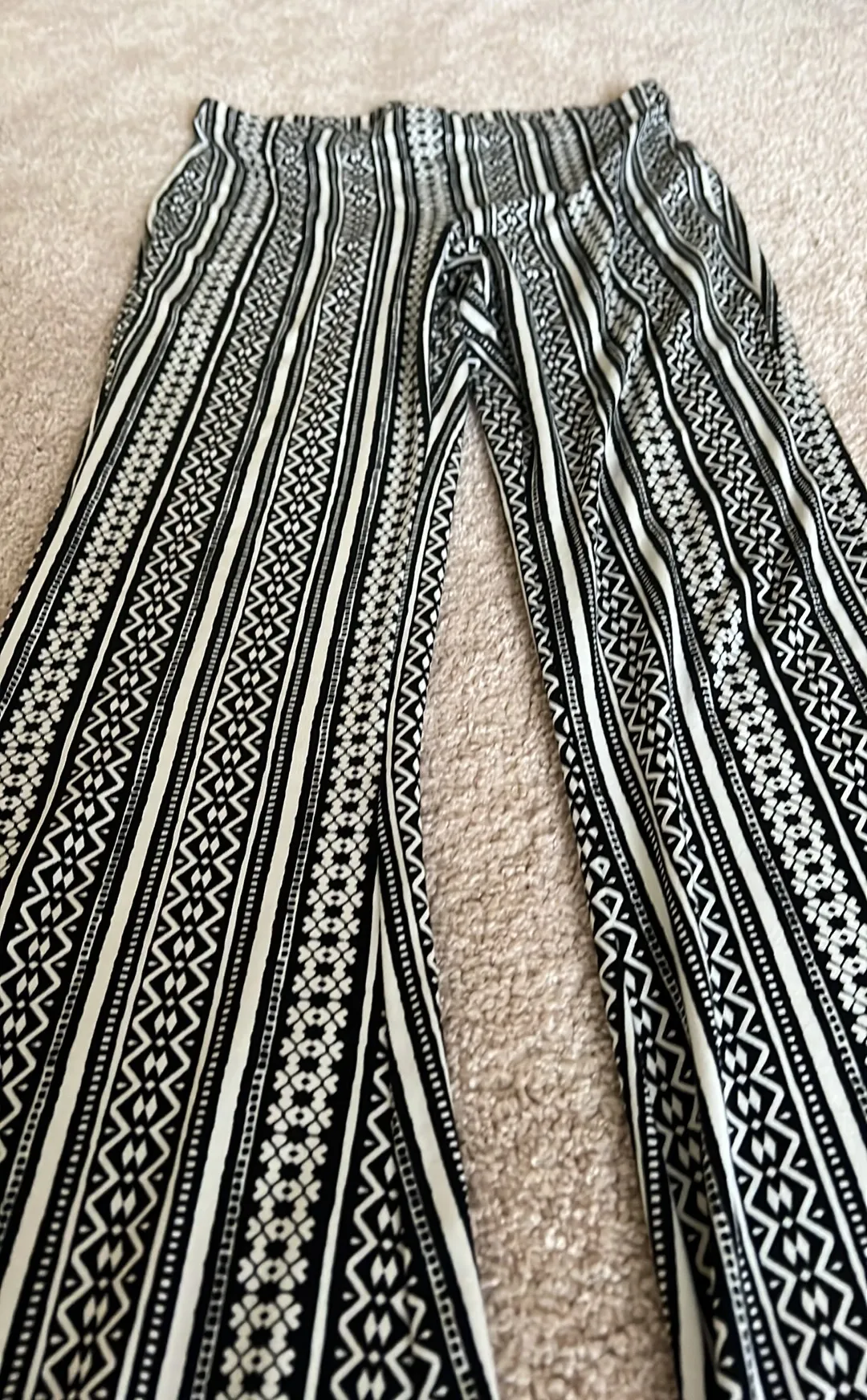 EXPRESS Rayon Hi-Rise Flare Pants - Image 2