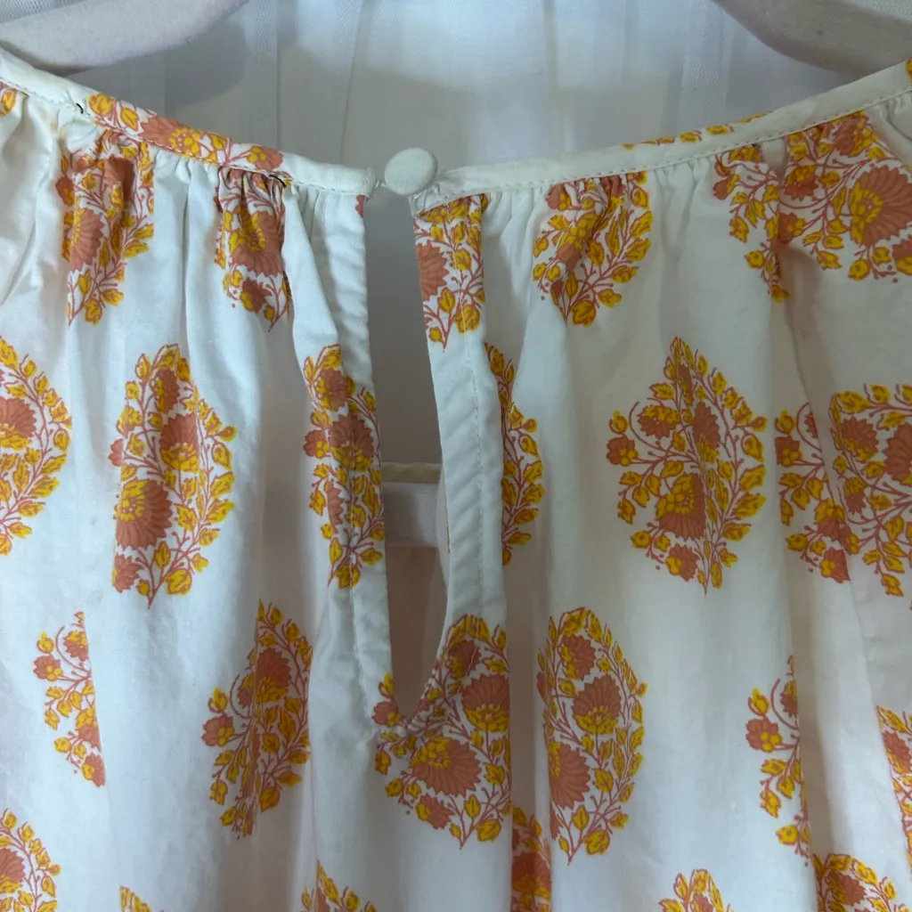 NWOT J.Crew Smocked-Waist Mini Dress in Gathered Floral Block Print — Size Large - Image 6