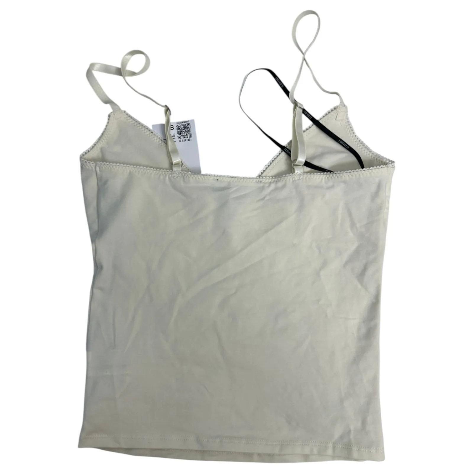 Forever 21 Y2K Style Babydoll Flower Rosette Sleeveless Blouse Size Small NEW - Image 2