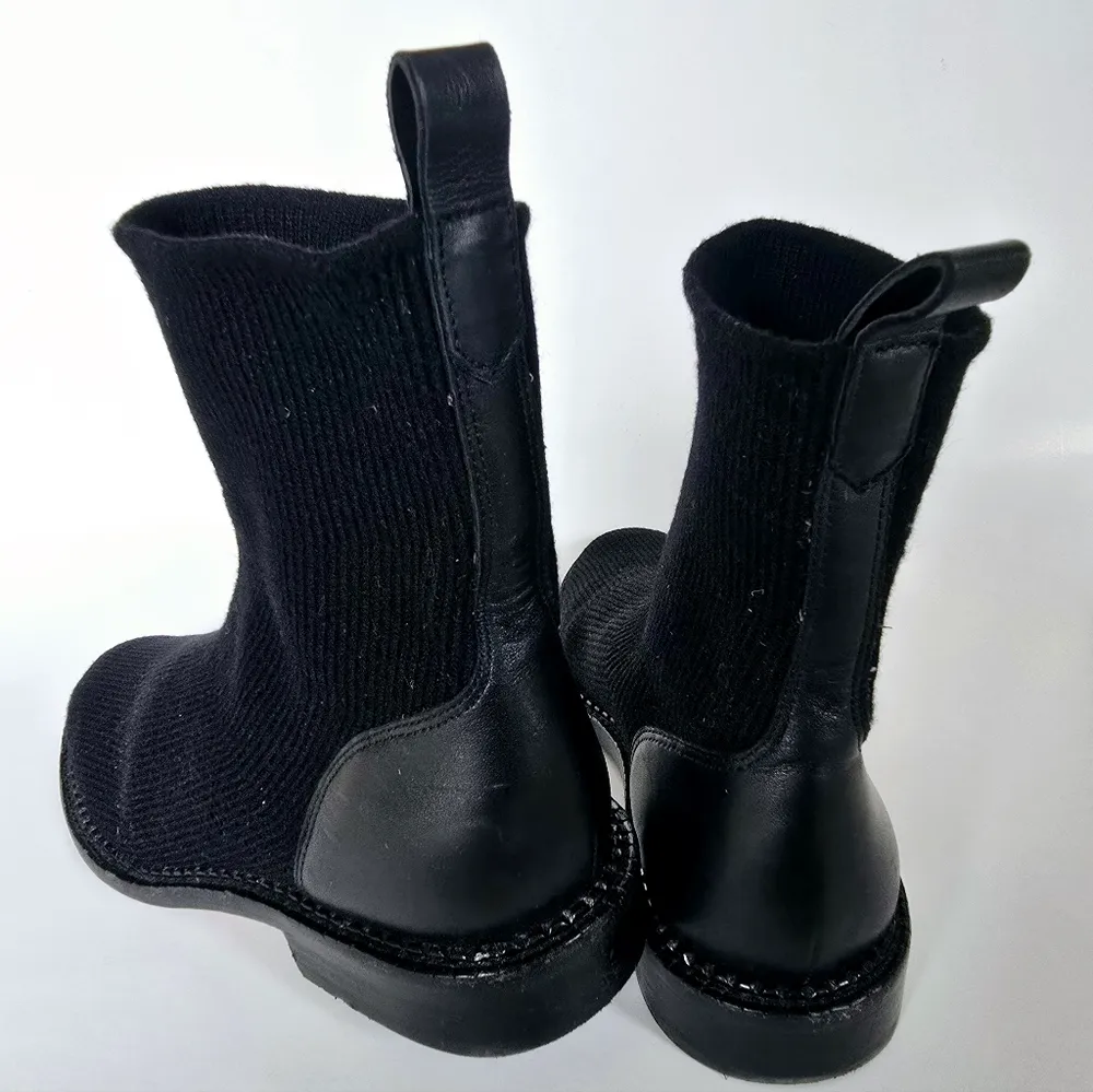 Vince Carme Sock Booties Black Size 7 - Image 6