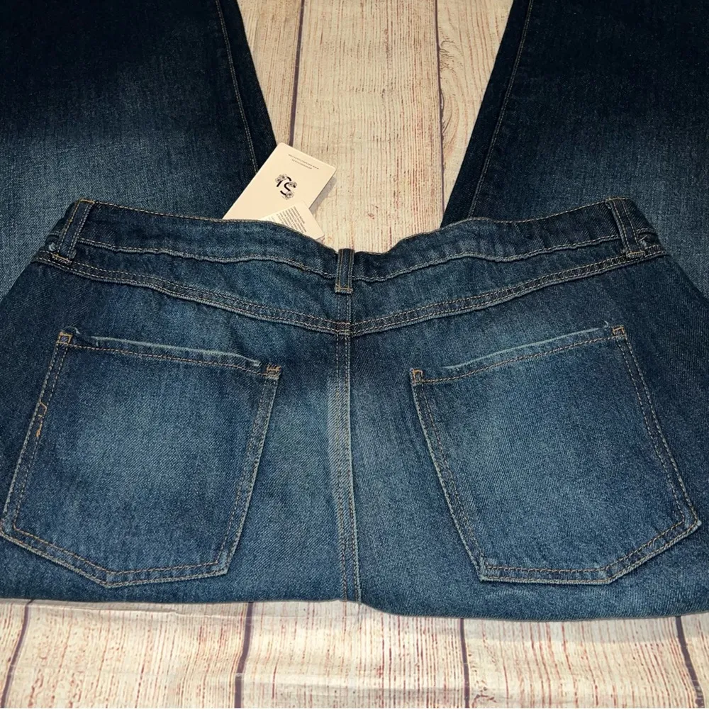 Sincerely Jules Women's low rise baggy  Jeans - Dark Blue - Image 4