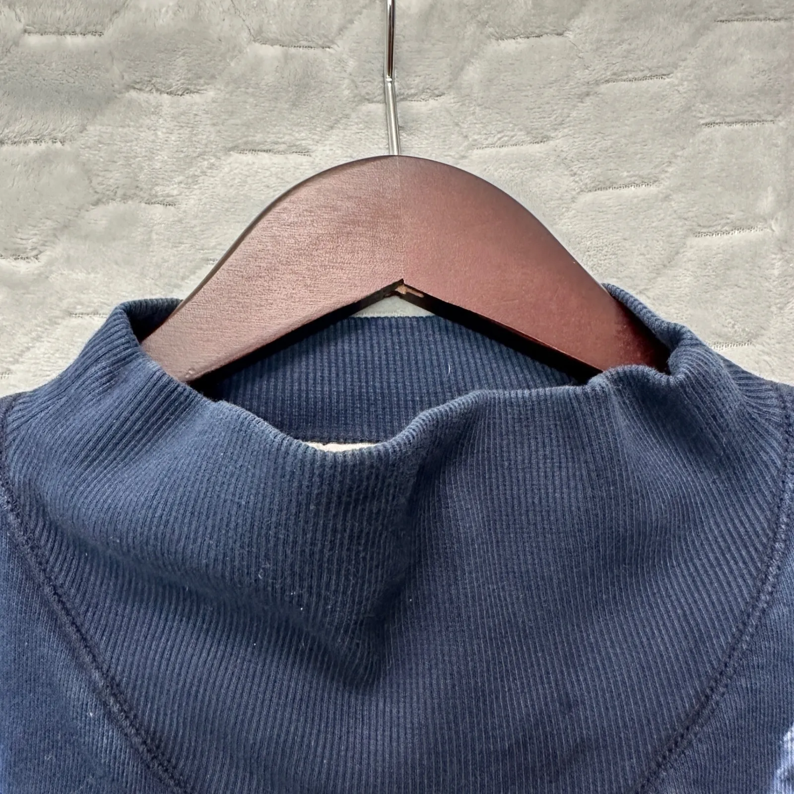 Sea New York Womens Celestial Tie Dye Mock Neck Sweatshirt S Coastal Chic Luxe Blue - Image 5