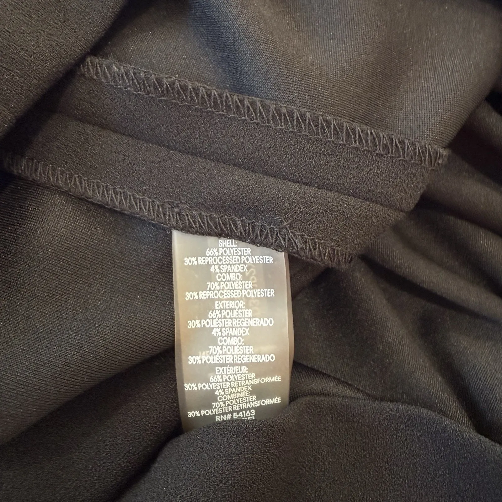 Calvin Klein Black Puff Sleeve Bow Tie Neck Stretch Crepe‎ Sheath Dress Size 16 - Image 12