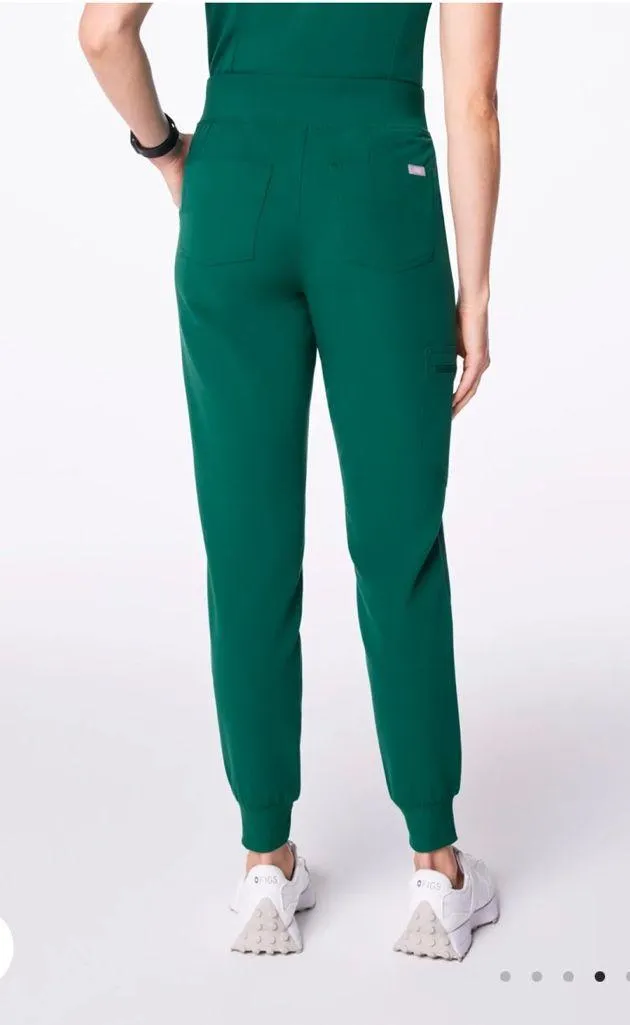Figs Hunter Green High Waisted Zamora Joggers XS/P - Image 3