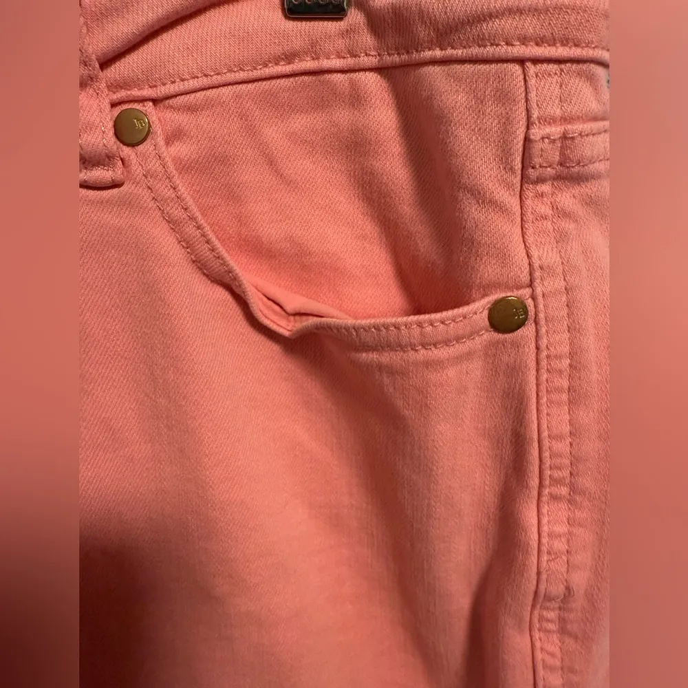 Judy Blue Rose High Waist garment dyed Raw Hem cropped Wide leg Jeans - Image 8