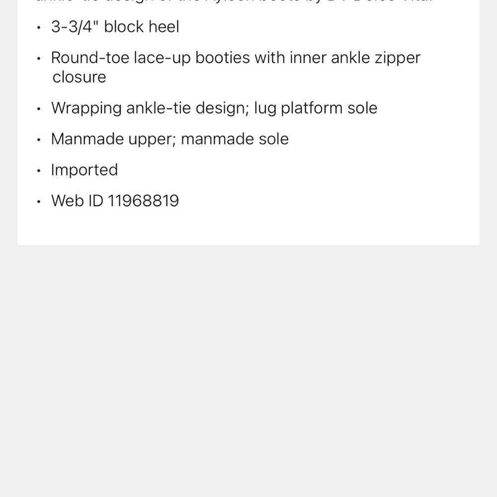 NEW Dolce Vita Boots Animal Print Heeled Lug Sole Lace Up Mid Moto/Combat 8 - Image 5