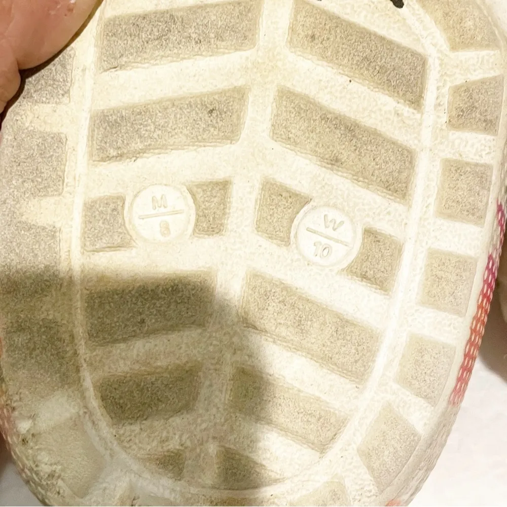 Crocs Womans 10 Classic Tie-Dye Lined Clogs 206341-0C4 Slip on Multicolor - Image 6