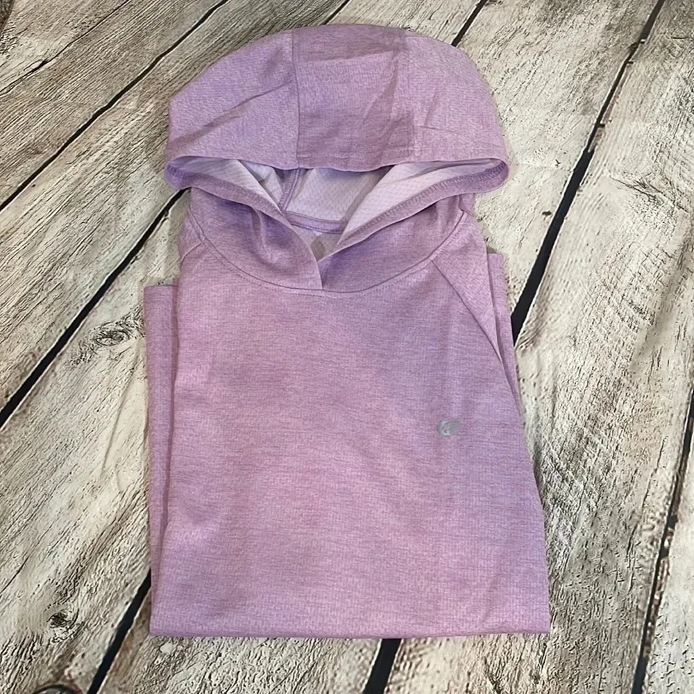Women’s CK athletic light purple long sleeve hooded pullover Small - Image 2
