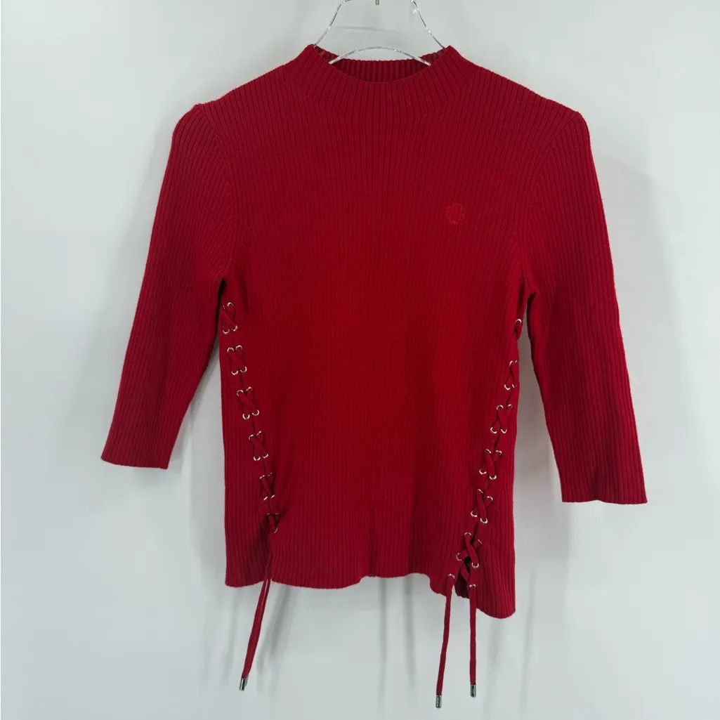 Maje  Sweater with silver eyelets‎ size 3 - L - Image 8