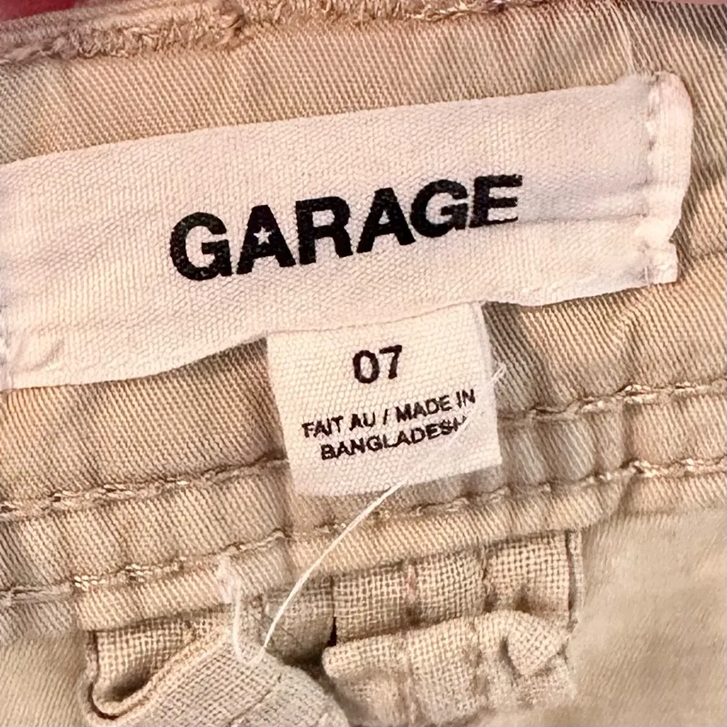 Garage Tan Cargo Pants - Size: 7 - Image 2
