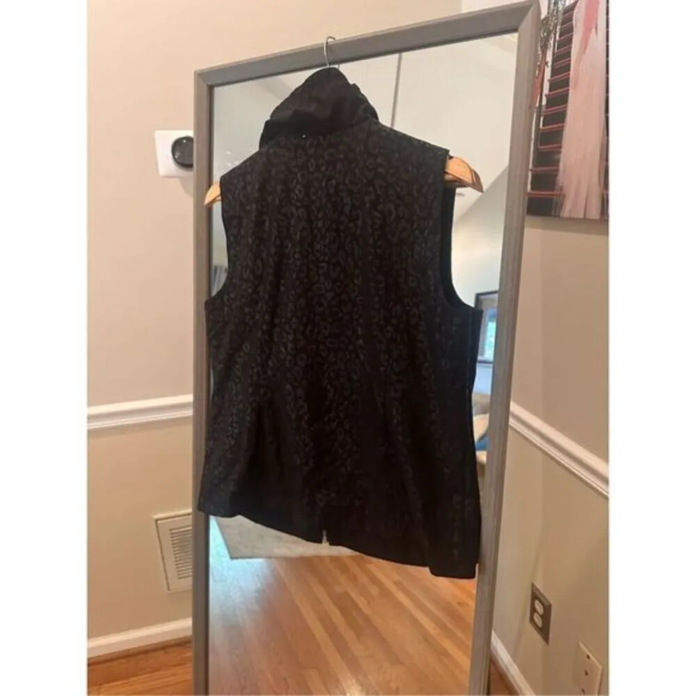 Full Zip Black Vest Size Small‎ - Image 3