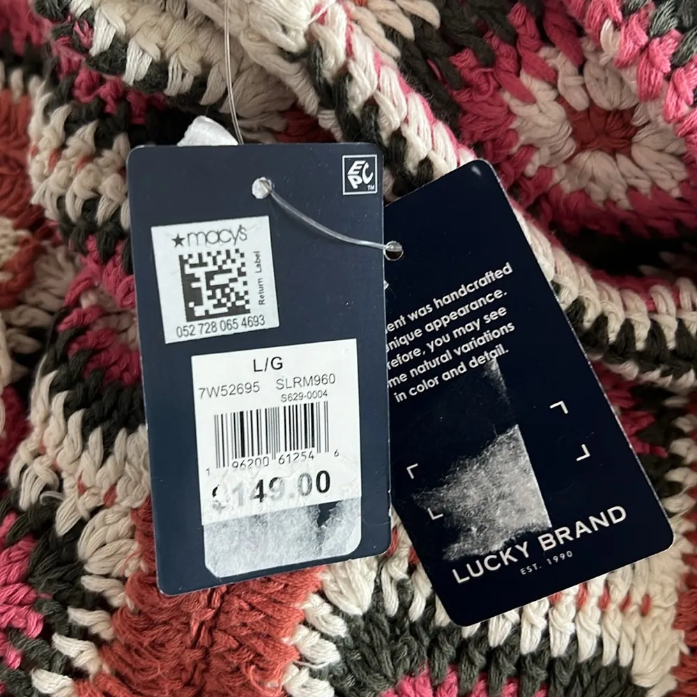 Geo Crochet Cardigan Size L New w/Tag $149 - Image 12