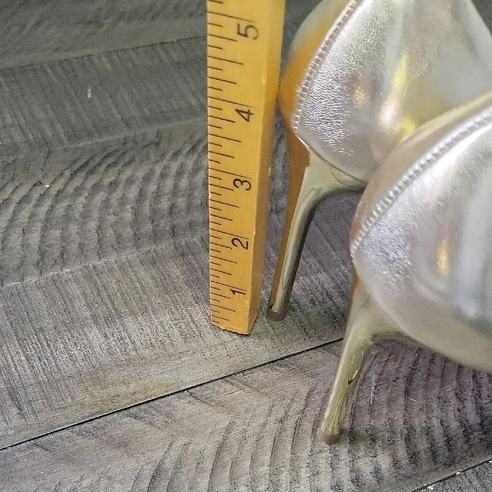 ASOS Metallic Gold Women's Heels - Image 9