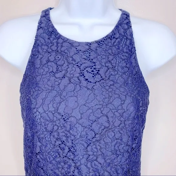 Joie Adisa Dark Navy Sleeveless Lace Mini Dress‎ Size 00 - Image 7