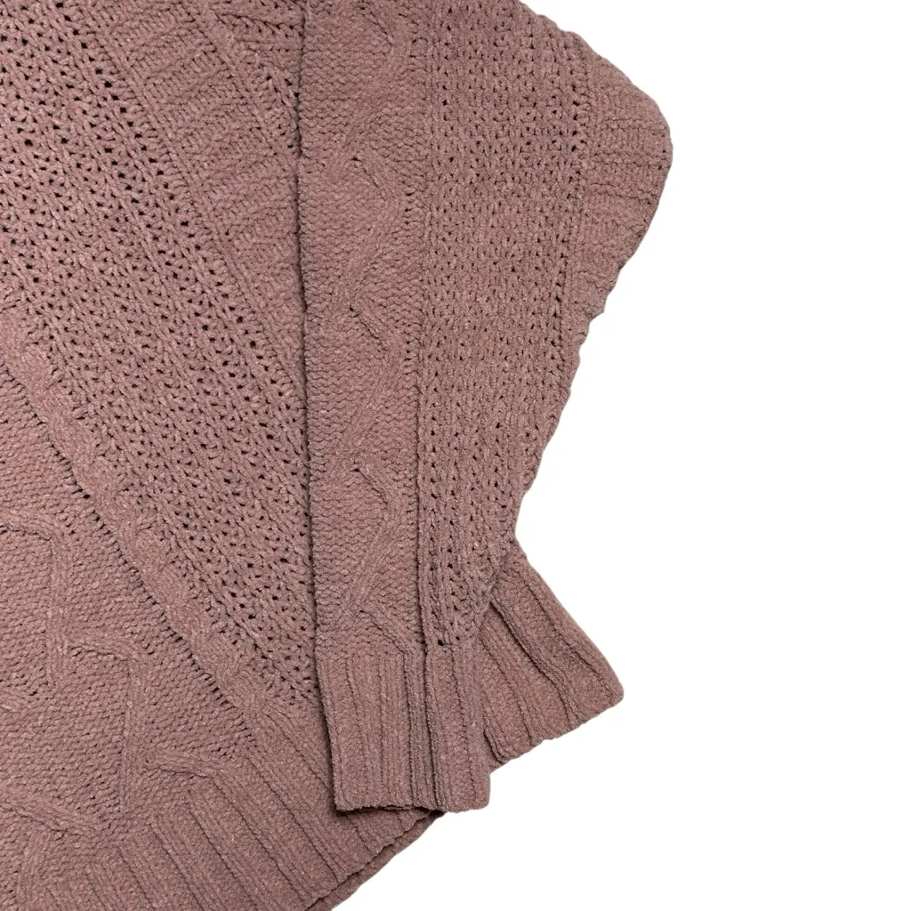 Sincerely Jules Warm Brown Knit Cropped Sweater Womens S - Image 7