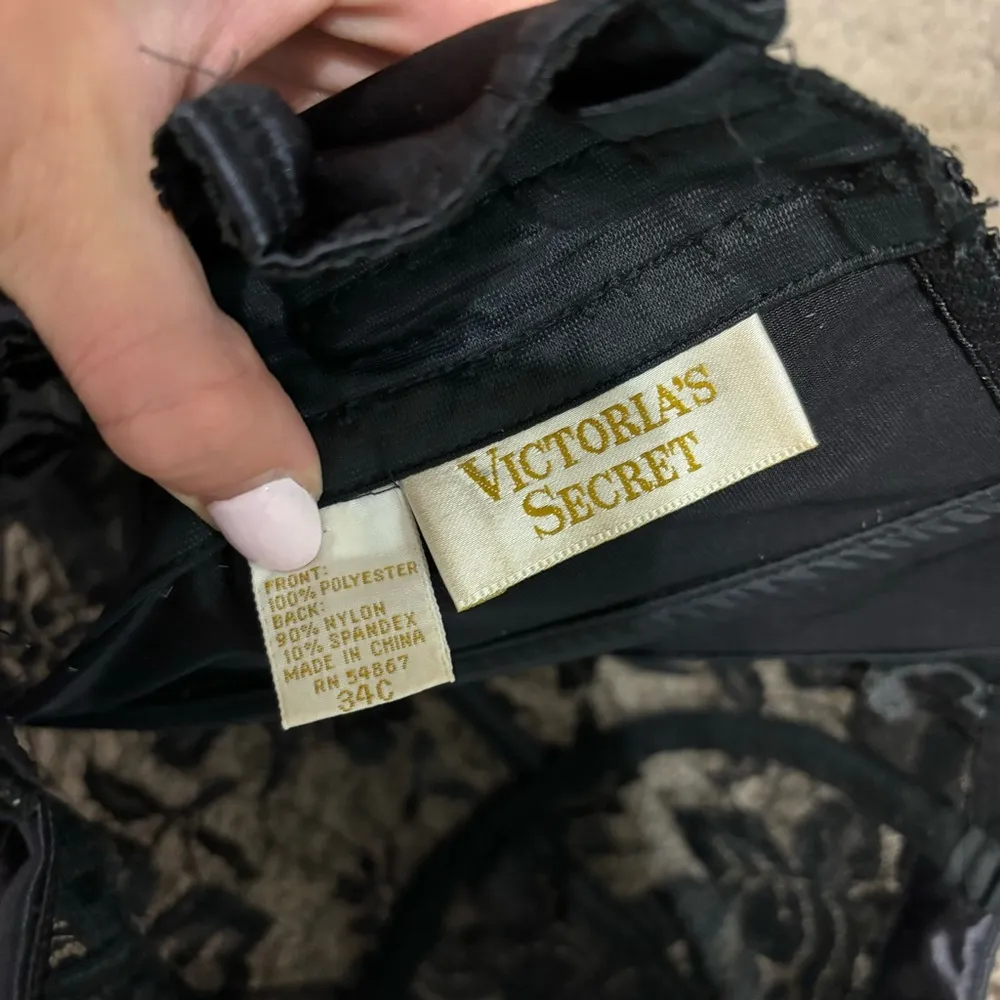 Victoria’s Secret Gold Label Black Corset Top - Image 3