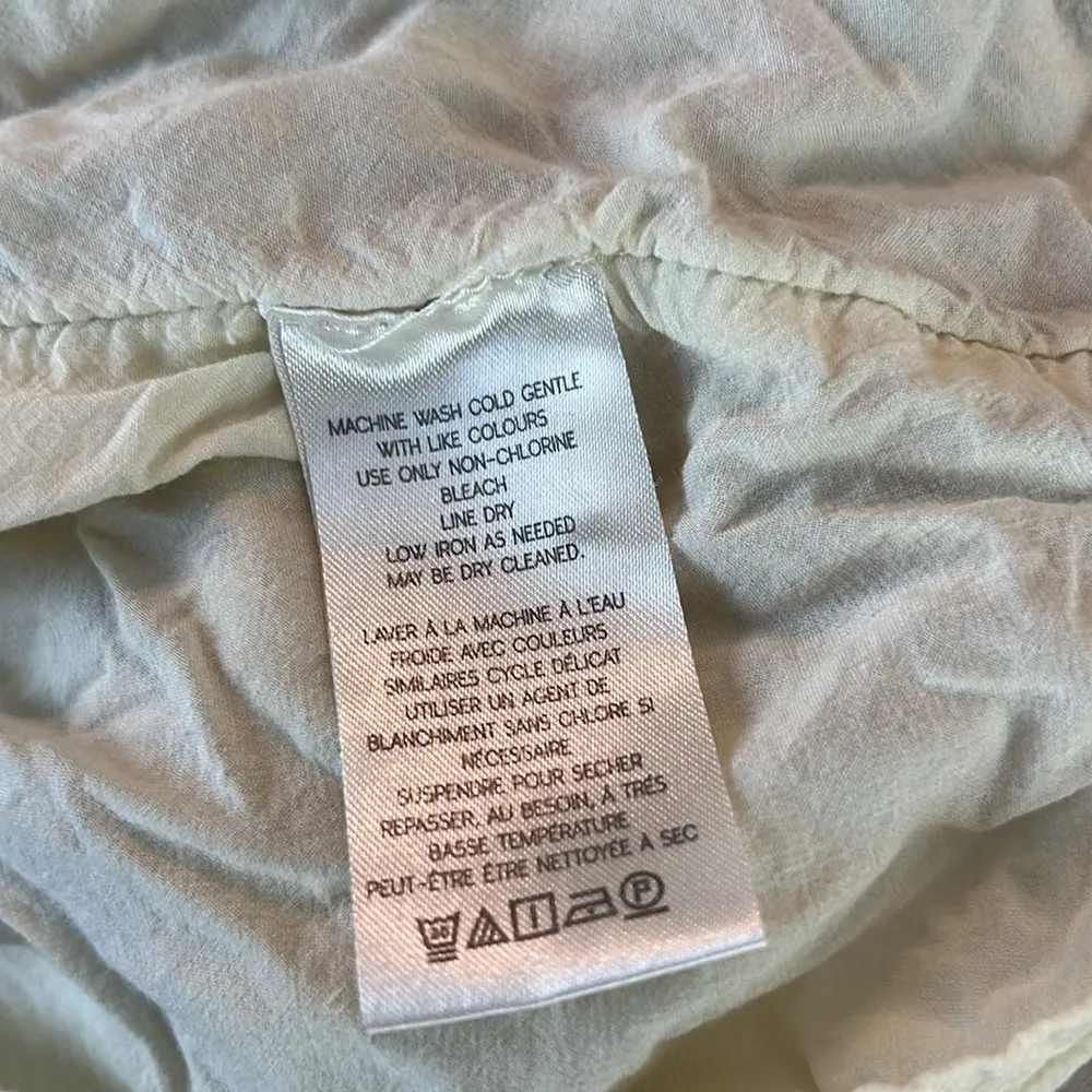 Anthropologie Cassandra maxi Maeve DressYellow Blue Birds Short Sleeves X-Large - Image 4