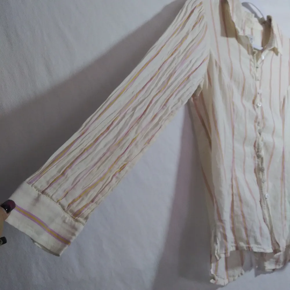 BDG Maddison Breezy Tie-Back Shirt Relaxed Button Down Size L - Image 9