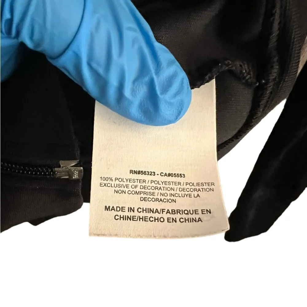 Nike The Athletic Dept Womens Small Black Long Sleeve Full Zip Track Jacket flaw - Image 5