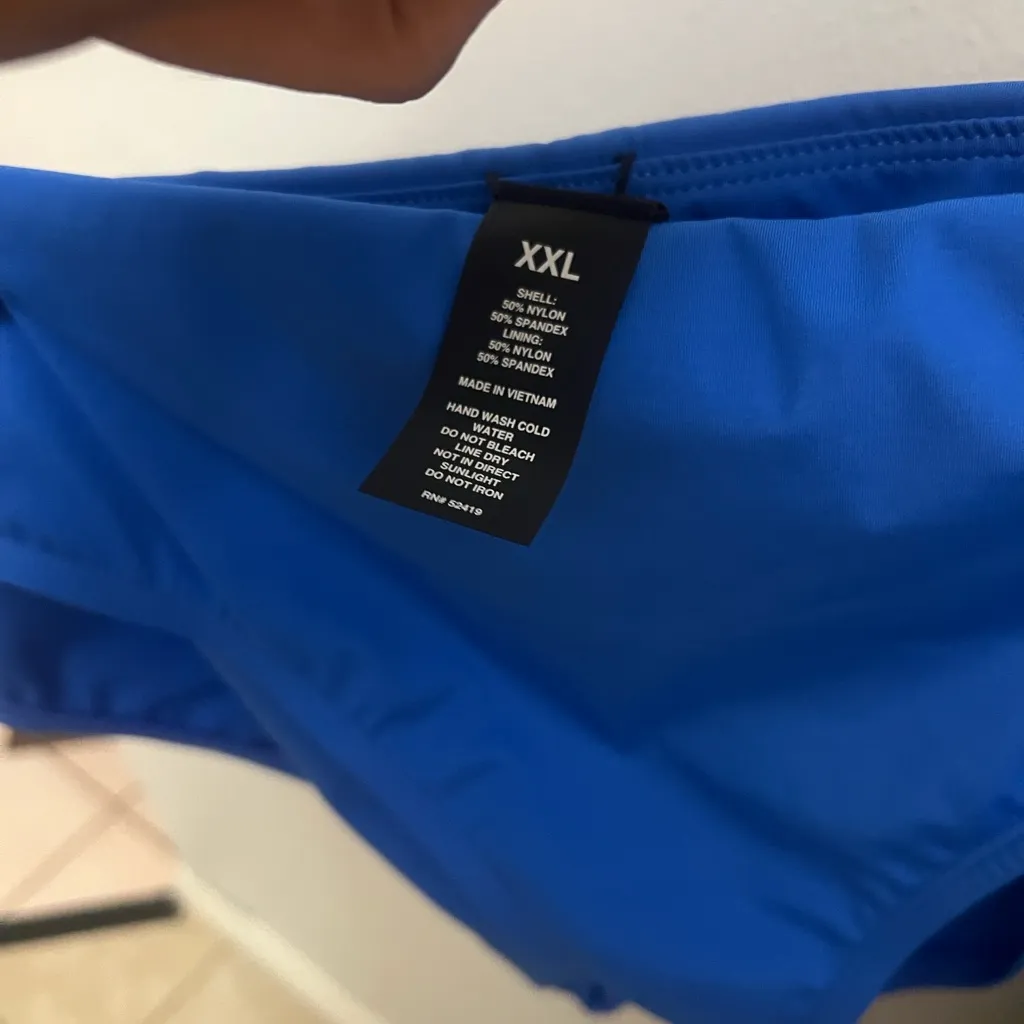Alex Marie Signature Sculpt Vibrant Blue Swimwear Bottoms XXL - Image 3