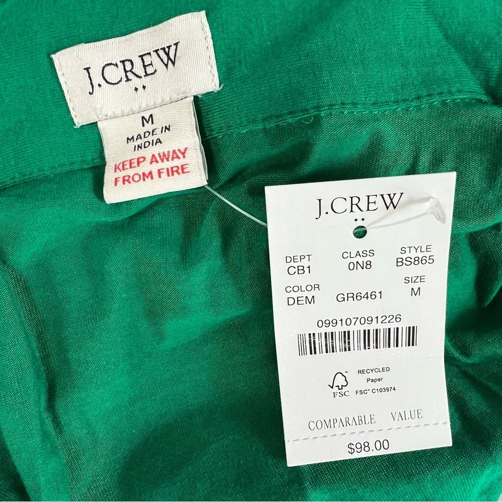 J. Crew Knit Pajama Top Long Sleeve Button Up - Image 2