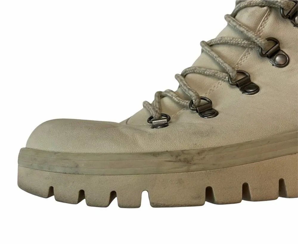 Susina Cream Hanna Hiker Boots Size 10 - Image 7