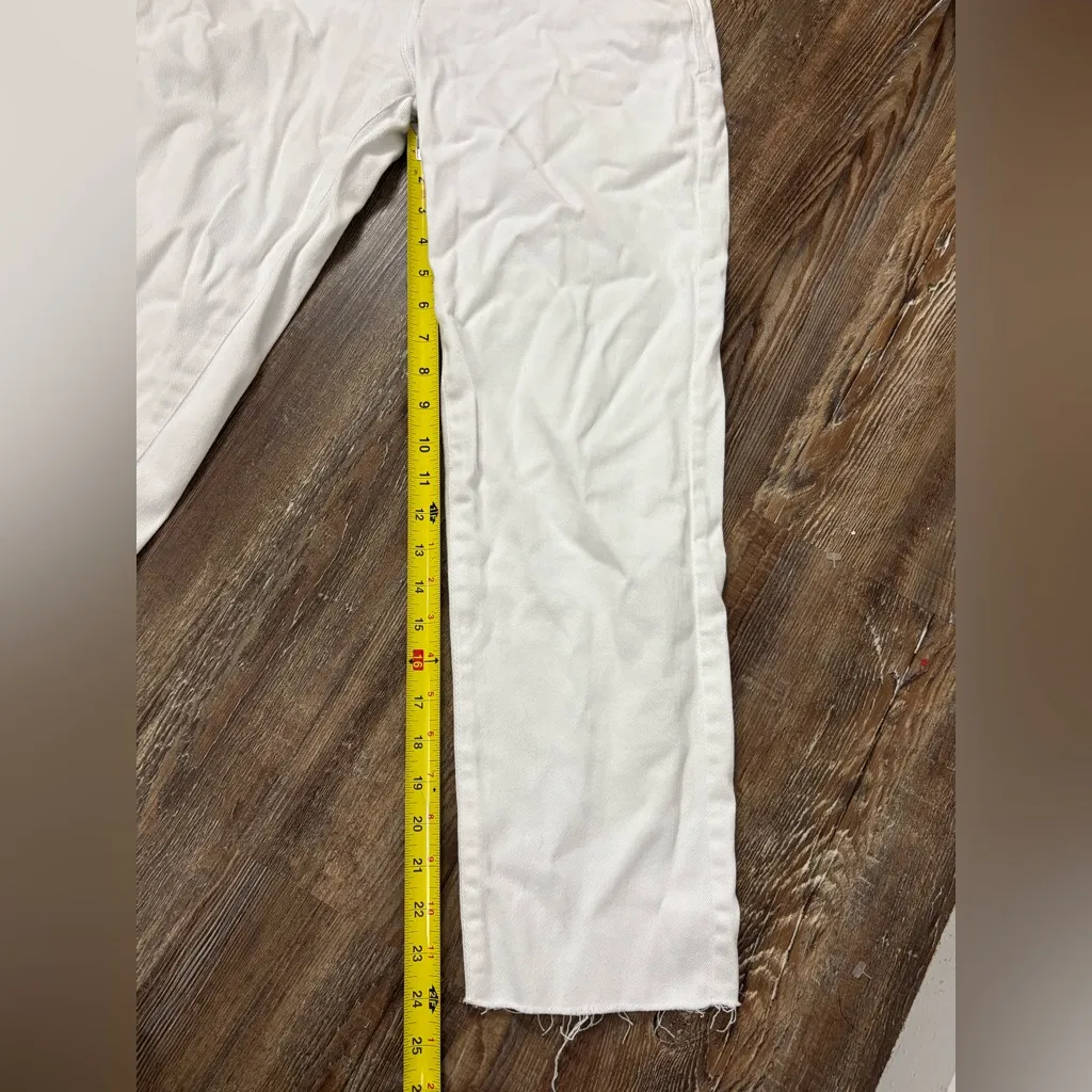 Kenzie Jeans Vintage Luxe The Slim White Denim Jeans 4/27 Casual Basic Everyday - Image 4