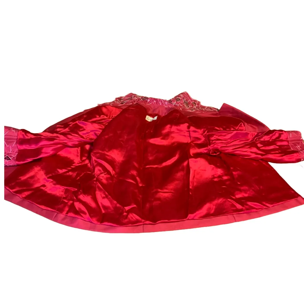 VINTAGE 1960'S DESIGNED EXCLUSIVELY BY LIZAS PINK & WHITE JACKET (M) Size M - Image 12