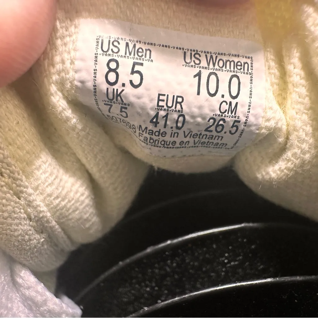 VANS Old Skool Canvas/Suede Fired Brick skater  Classic Mens 8.5 Womens 10 NEW - Image 6