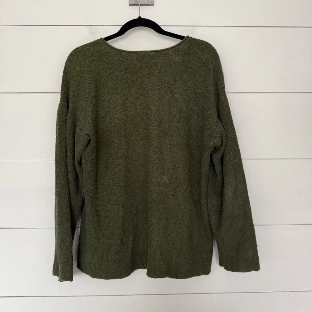 Flax Women’s Medium Large Green Sweater - Image 3