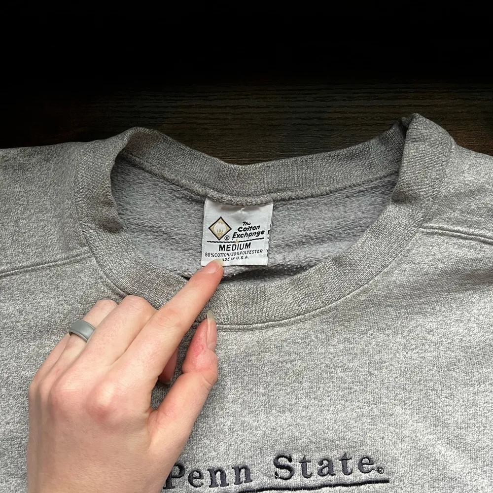 Vintage Penn State Embroidered Crewneck Sweatshirt - Image 5