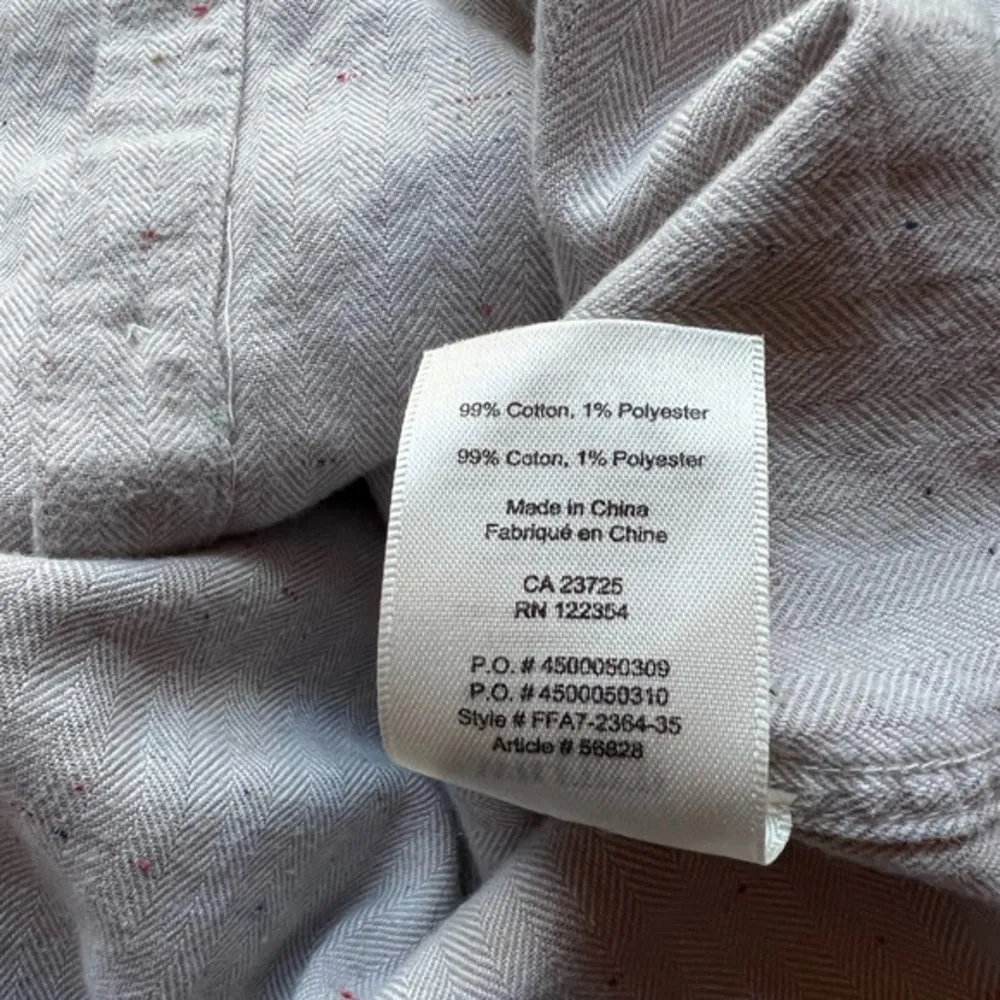 Aritzia Wilfred Free Confetti Speckled Gray Button Down Flannel Size XS - Image 7